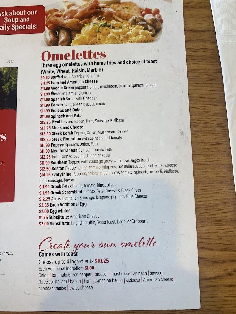 Peabody Diner Menu image 3